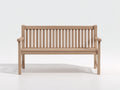 Bancos de jardín 145x60x88 cm - madera clara para exterior - diseño clásico