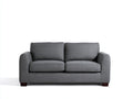 Sofás 2 plazas tela 160x88x84 cm - Gris antracita - Diseño minimalista