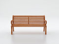 Bancos de jardín 150x58x86 cm - madera marrón para exterior - diseño clásico