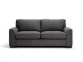 Sofás 2 plazas tela 165x90x85 cm - Gris oscuro - Estilo contemporáneo